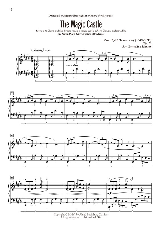 Tchaikovsky【Scenes from The Nutcracker】for Piano