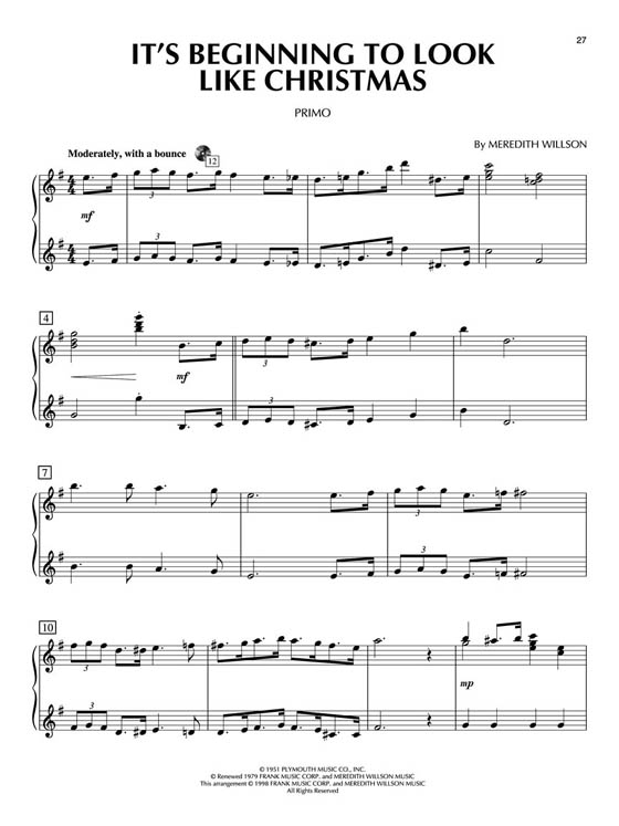Christmas Classics【CD+樂譜】Piano Duet Play-Along , Volume 8 Christmas Classics【CD+樂譜】Piano Duet Play-Along , Volume 8