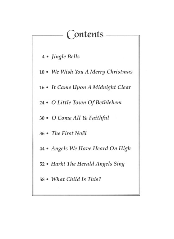 Christmas Carols【CD+樂譜】for Piano Duet