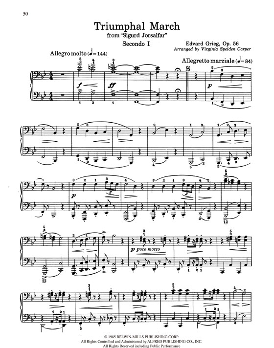 【7 Classical Favorites】Arranged for Two Pianos, Eight Hands