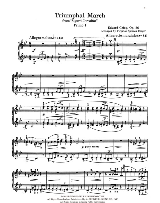 【7 Classical Favorites】Arranged for Two Pianos, Eight Hands