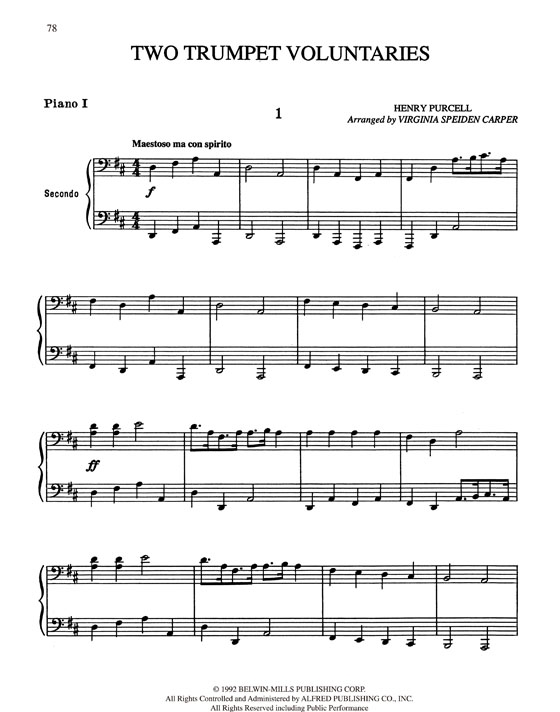 【7 Classical Favorites】Arranged for Two Pianos, Eight Hands