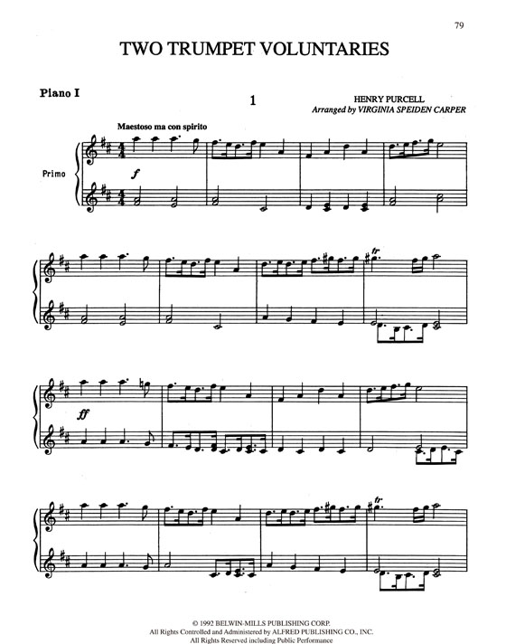 【7 Classical Favorites】Arranged for Two Pianos, Eight Hands