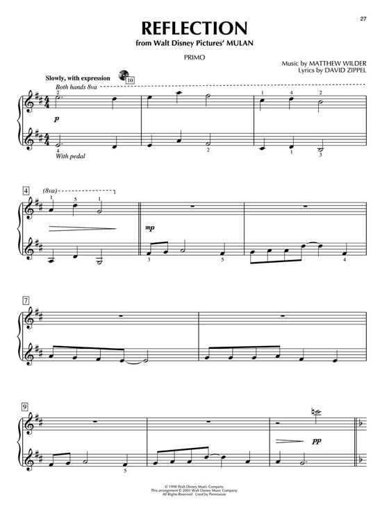 Disney Favorites【CD+樂譜】Piano Duet Play-Along Volume 5