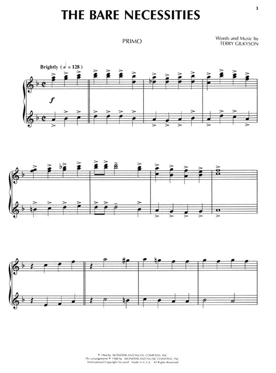 Disney【Treasures】Piano Duets (1 Piano , 4 Hands) Disney【Treasures】Piano Duets (1 Piano , 4 Hands)