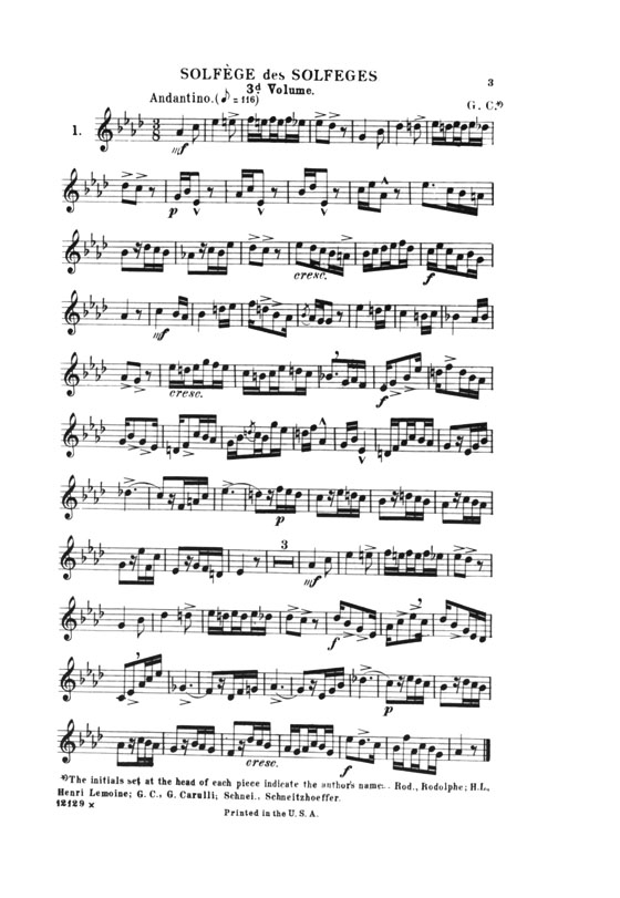 Dannhauser【Solfege Des Solfeges In Three Books , Book Ⅲ】for Vocal Dannhauser【Solfege Des Solfeges In Three Books , Book Ⅲ】for Vocal
