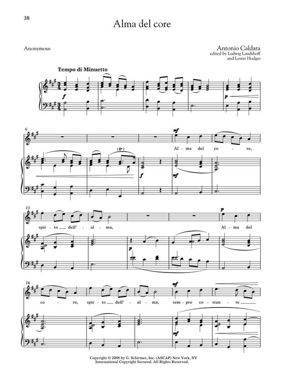 【28 Italian Songs And Arias】Medium High Voice 【28 Italian Songs And Arias】Medium High Voice