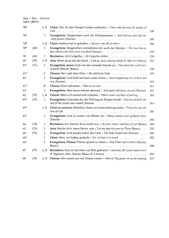 J.S. Bach【Matthaus-Passion/St. Matthew Passion , BWV 244】Klavierauszug , Vocal Score J.S. Bach【Matthaus-Passion/St. Matthew Passion , BWV 244】Klavierauszug , Vocal Score