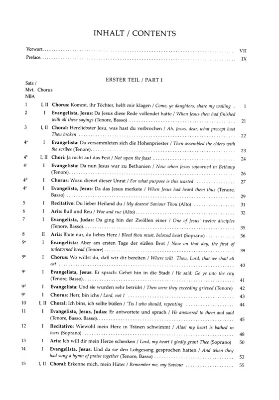 J.S. Bach【St. Matthew Passion , Early Version , BWV 244b】Klavierauszug , Vocal Score J.S. Bach【St. Matthew Passion , Early Version , BWV 244b】Klavierauszug , Vocal Score