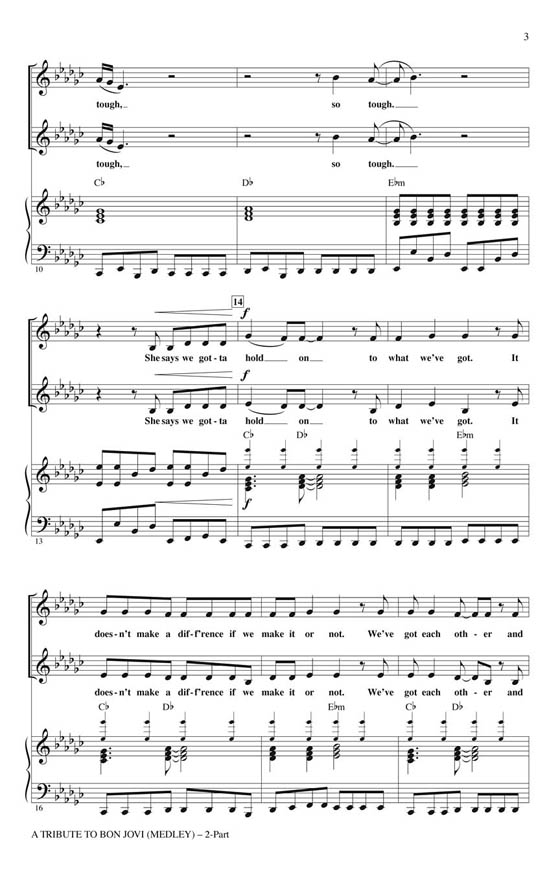 A Tribute To Bon Jovi (Medley) 2-Part A Tribute To Bon Jovi (Medley) 2-Part