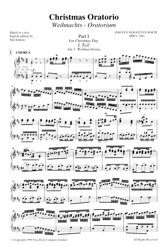 J.S. Bach-Christmas Oratorio (English/German) J.S. Bach-Christmas Oratorio (English/German)