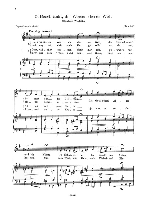 J.S.Bach【Geistliche Lieder Und Arien】für tiefere Singstimme Und Basso Continuo , BWV 439-507 / BWV 508, 509, 511-517 / BWV 519-523 J.S.Bach【Geistliche Lieder Und Arien】für tiefere Singstimme Und Basso Continuo , BWV 439-507 / BWV 508, 509, 511-517 / BWV 519-523