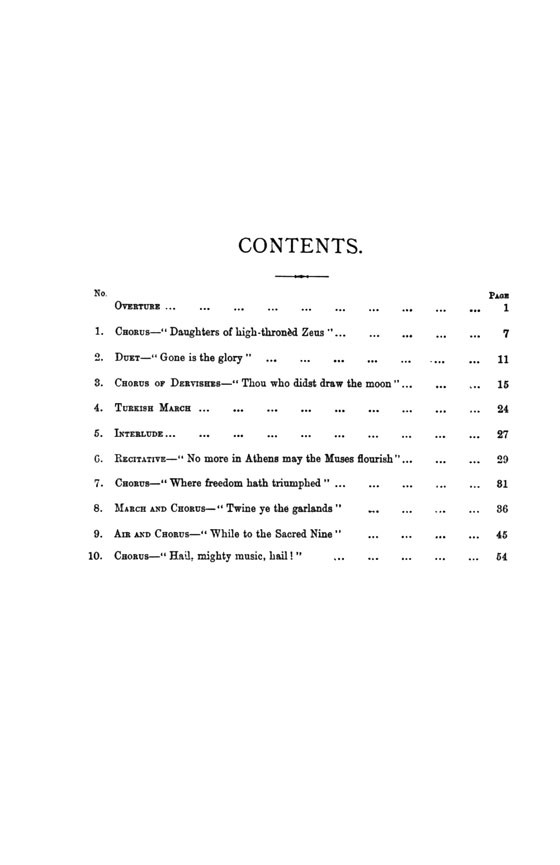 Beethoven【The Ruins Of Athens , Opus 113 】With English Text ,Vocal Score Beethoven【The Ruins Of Athens , Opus 113 】With English Text ,Vocal Score