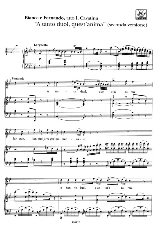 Bellini【Arie Per Tenore】 Bellini【Arie Per Tenore】