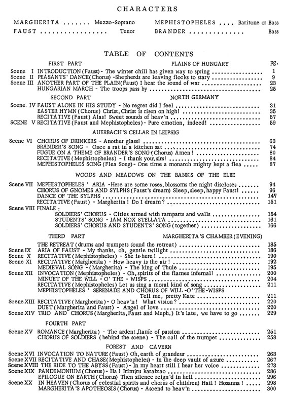 Berlioz【The Damnation Of Faust-A Dramatic Legend In Four Parts】With French-English Text , Vocal Score Berlioz【The Damnation Of Faust-A Dramatic Legend In Four Parts】With French-English Text , Vocal Score