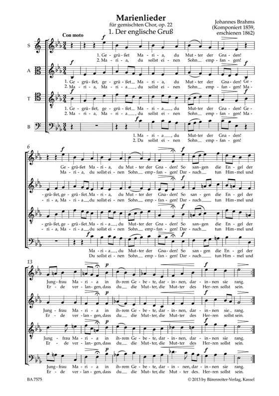 Brahms【Geistliche Chormusik /Sacred Choral Music】a cappella Brahms【Geistliche Chormusik /Sacred Choral Music】a cappella
