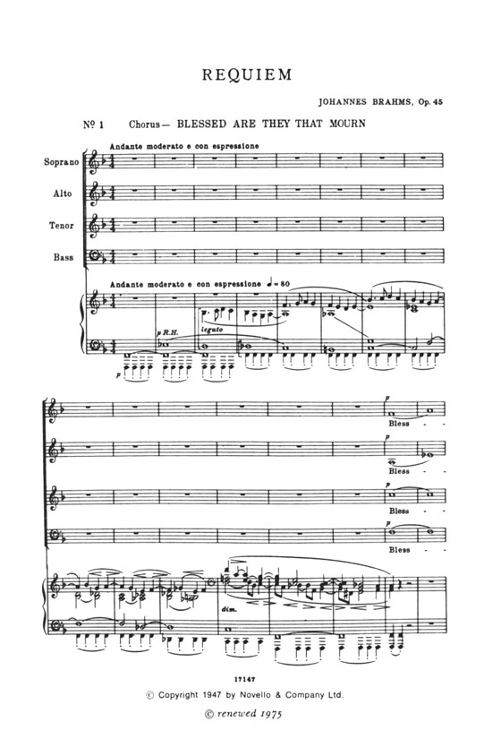 Brahms【Requiem , Op. 45】 Brahms【Requiem , Op. 45】