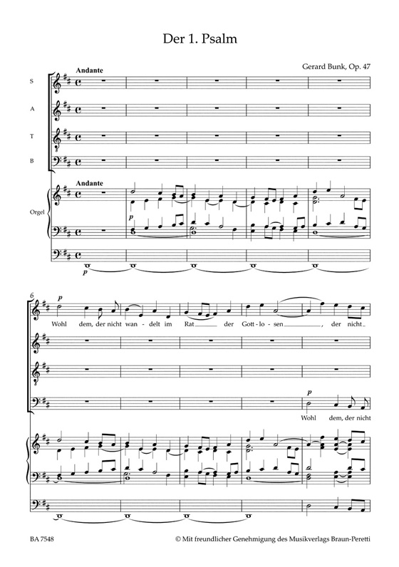 Bunk【Geistliche Chormusik / Sacred Choral Music】 Bunk【Geistliche Chormusik / Sacred Choral Music】