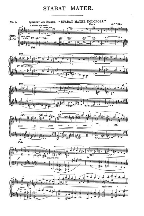 Dvorak【Stabat Mater , Op. 58】Vocal Score Dvorak【Stabat Mater , Op. 58】Vocal Score