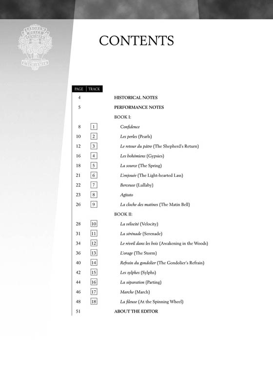 Burgmüller【CD+樂譜】18 Characteristic Studies, Opus 109 for Piano