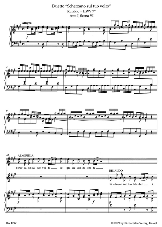 Handel【Duette, Terzette und Ensemblesätze】aus Handels Opern Handel【Duette, Terzette und Ensemblesätze】aus Handels Opern