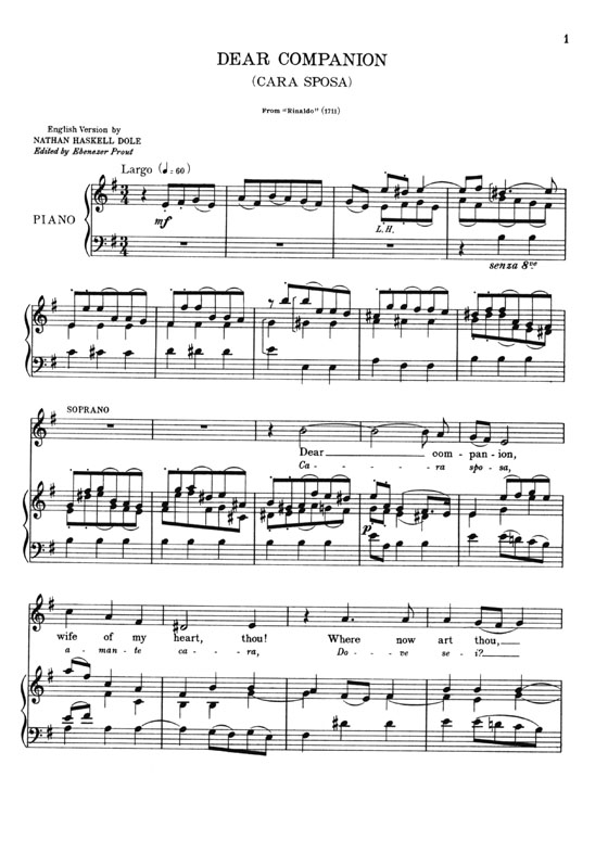 Handel【Songs and Airs from the Great Oratorios】for High Voice Handel【Songs and Airs from the Great Oratorios】for High Voice