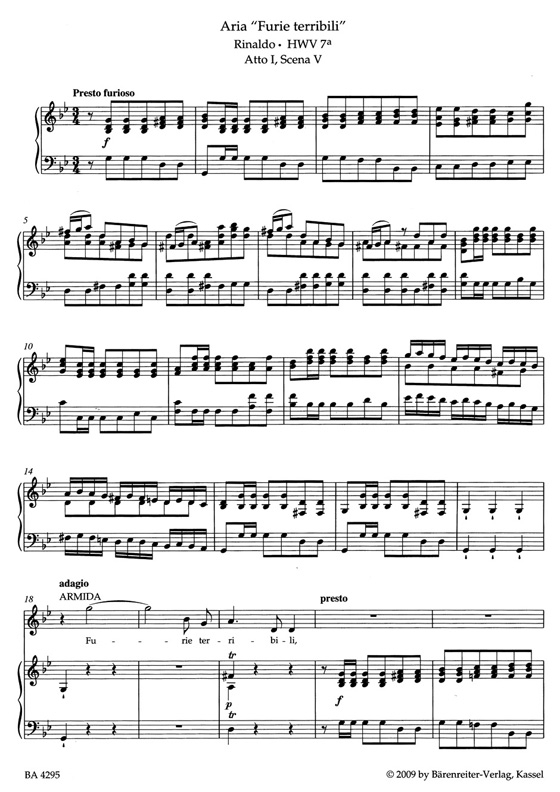 Handel【Arienalbum】aus Händels Opern , Frauenrollen für hohe Stimme Handel【Arienalbum】aus Händels Opern , Frauenrollen für hohe Stimme
