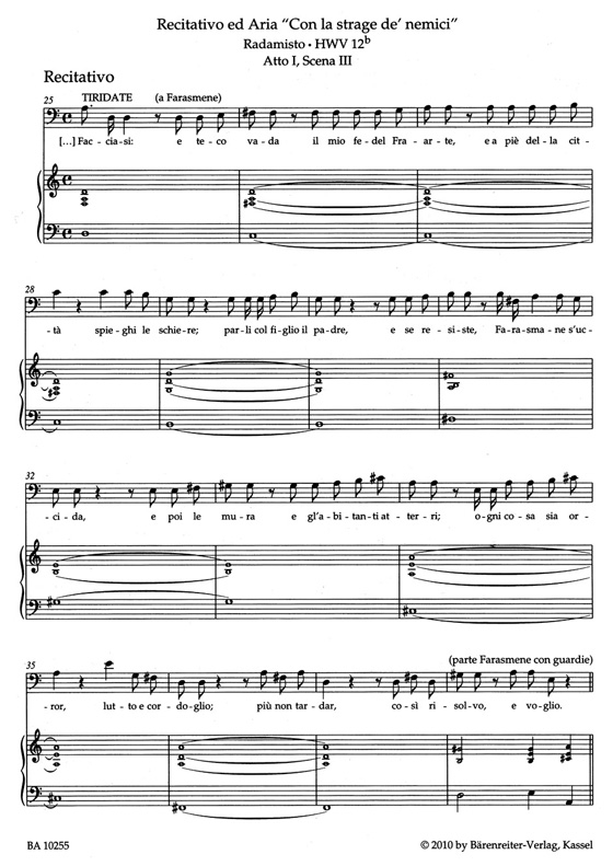 Handel 【Arienalbum】aus Händels Opern , für Bass Handel 【Arienalbum】aus Händels Opern , für Bass