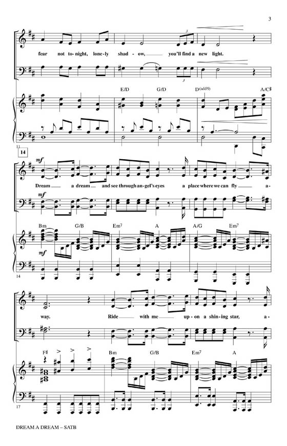 【Dream a Dream】SATB 【Dream a Dream】SATB