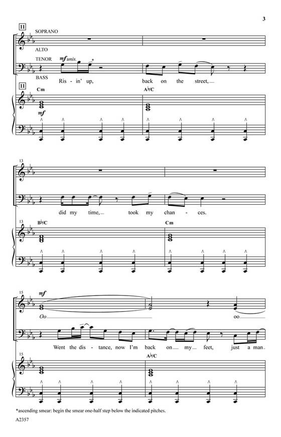 【Eye of the Tiger】SATB 【Eye of the Tiger】SATB