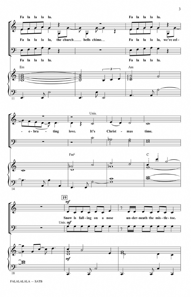 【FaLaLaLaLa】SATB