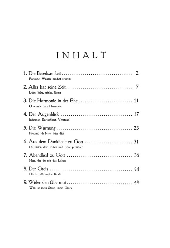 Haydn【Vierstimmige Gesänge】Partitur Haydn【Vierstimmige Gesänge】Partitur