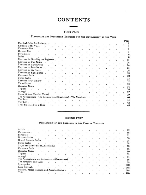 Marchesi【Vocal Method (Complete) , Opus 31】For Voice