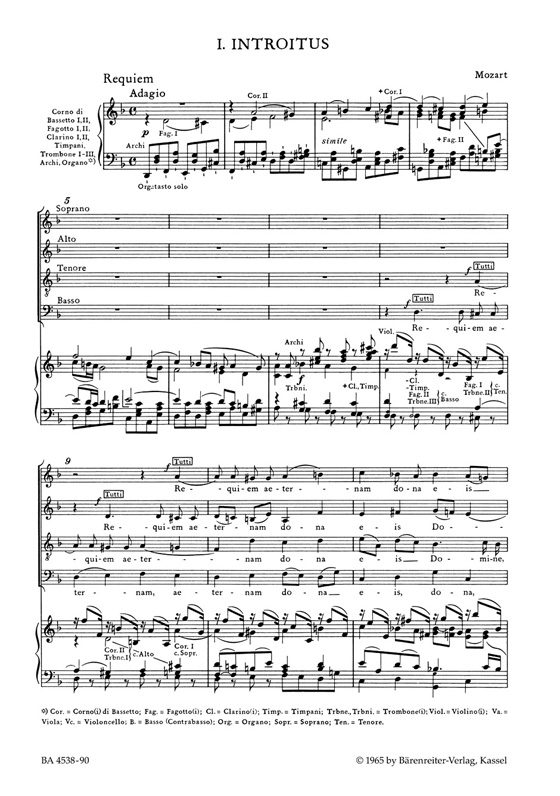 Mozart【Requiem , KV 626】Klavierauszug , Vocal Score Mozart【Requiem , KV 626】Klavierauszug , Vocal Score
