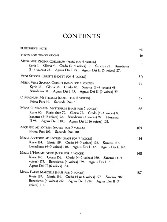 Palestrina【Masses And Motets】 Palestrina【Masses And Motets】