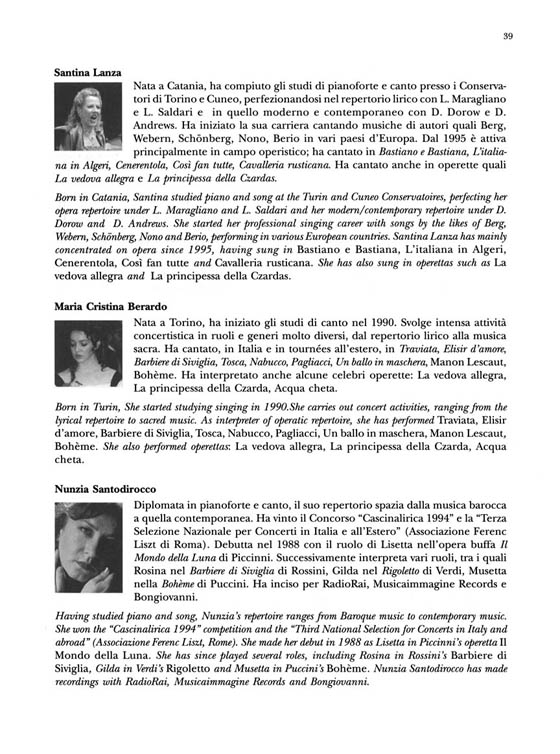 Cantolopera : Puccini【CD+樂譜】Arie per Soprano , Volume 2 Cantolopera : Puccini【CD+樂譜】Arie per Soprano , Volume 2