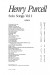 Henry Purcell【Solo Songs】Vol. Ⅰ Henry Purcell【Solo Songs】Vol. Ⅰ