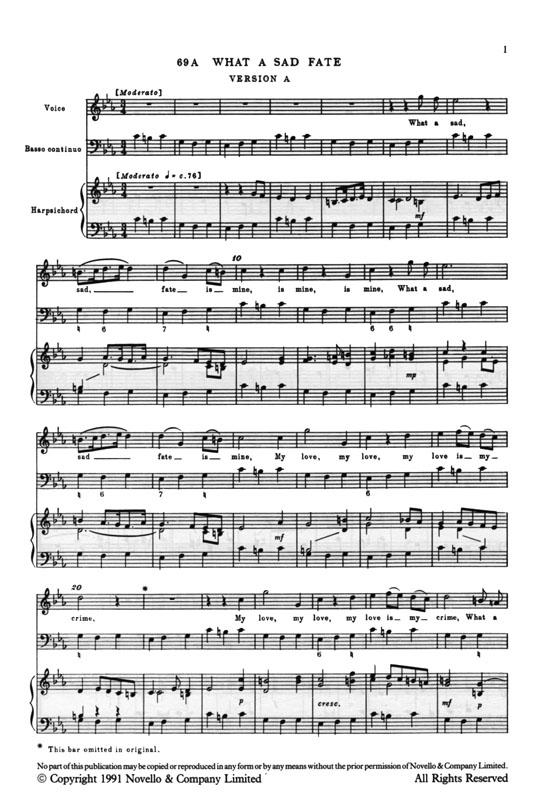 Henry Purcell【Solo Songs】Vol Ⅳ Henry Purcell【Solo Songs】Vol Ⅳ