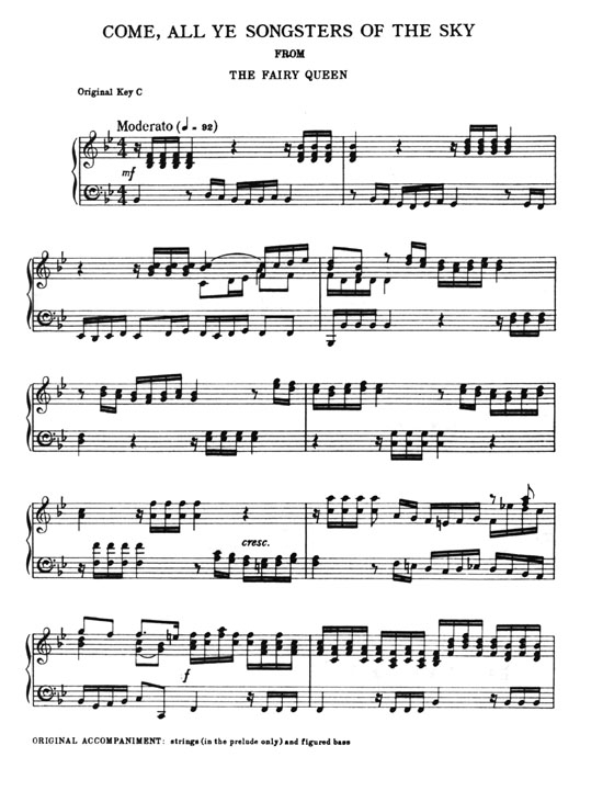 Henry Purcell【Fifteen Songs And Airs , Set 2】Tenor (Or Soprano) , Popular Edition of Selected Works No. 12 Henry Purcell【Fifteen Songs And Airs , Set 2】Tenor (Or Soprano) , Popular Edition of Selected Works No. 12