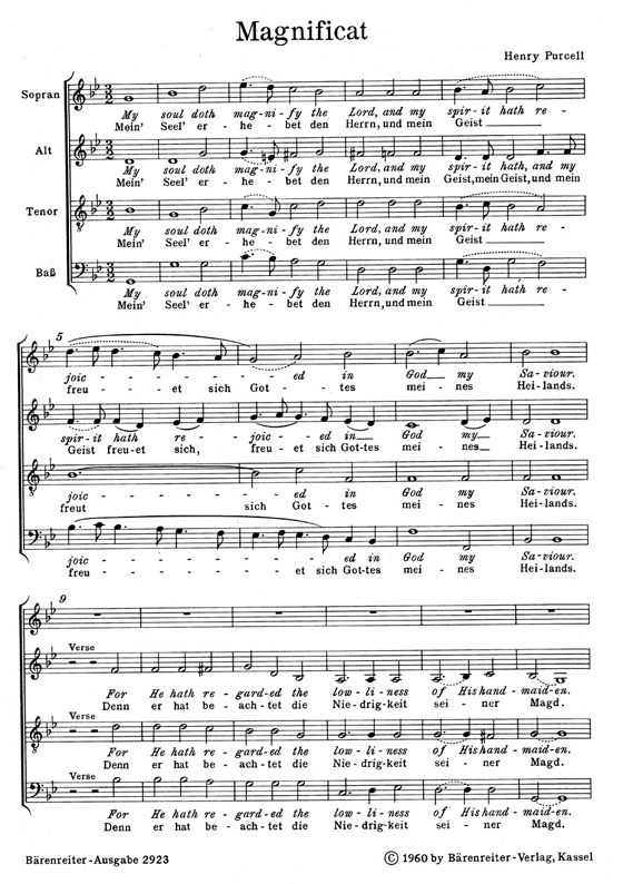 Henry Purcell【Evening Service】for four Soloists (little Chorus) and four-part Chorus Henry Purcell【Evening Service】for four Soloists (little Chorus) and four-part Chorus