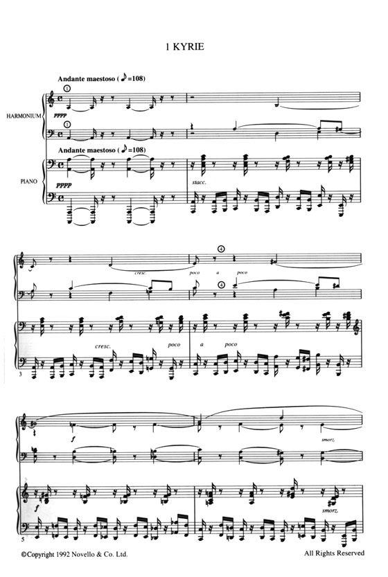 Rossini【Petite Messe solennelle】Vocal Score Rossini【Petite Messe solennelle】Vocal Score