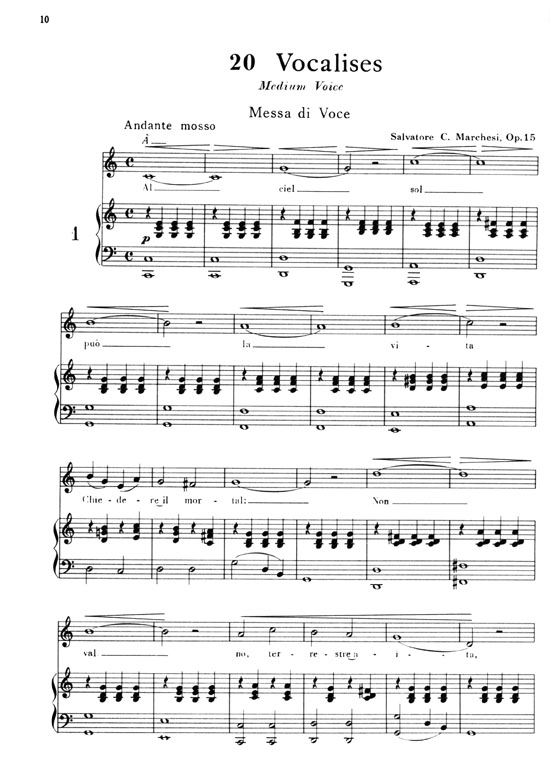 Salvatore Marchesi【Op. 15 (Italian Marchesi) 】サルバトーレ・マルケージ