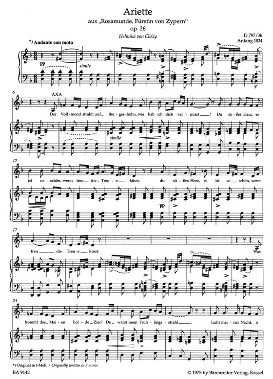 Schubert‧Lieder‧Band 2, Tiefe Stimme／Volume 2, Low Voice
