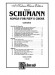 Schumann【Songs For Men's Choir】Vocal Score Schumann【Songs For Men's Choir】Vocal Score