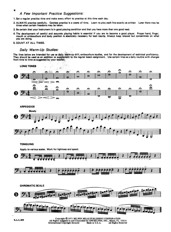 Student Instrumental Course【Bassoon Student】Level Three (Advanced Intermediate)