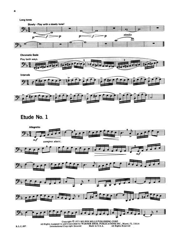 Student Instrumental Course【Studies and Melodious Etudes for Bassoon】Level Three (Advanced Intermediate)