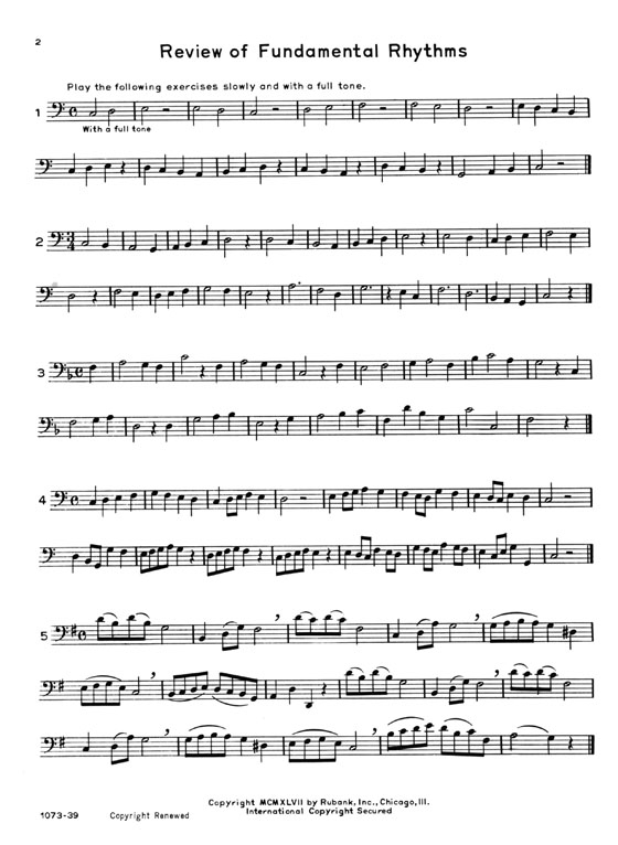 Rubank【Intermediate Method】for Bassoon