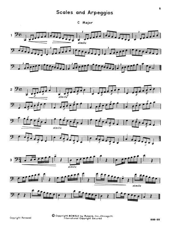 Rubank【Advanced Method】for Bassoon , Vol.Ⅰ