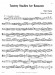 Twenty Studies for Bassoon