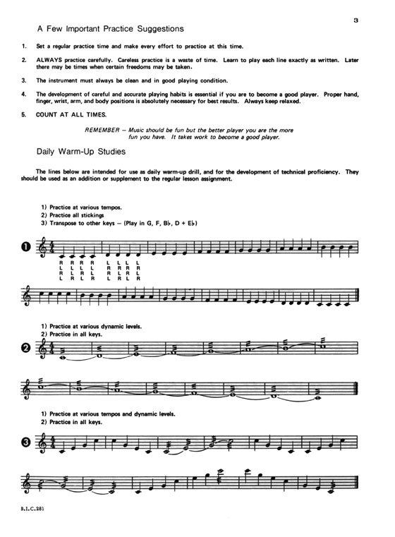 Student Instrumental Course【Mallet Student】Level Two (Intermediate)